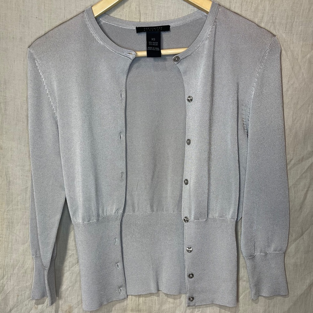 The Limited 3-Piece Cardigan/Top Set